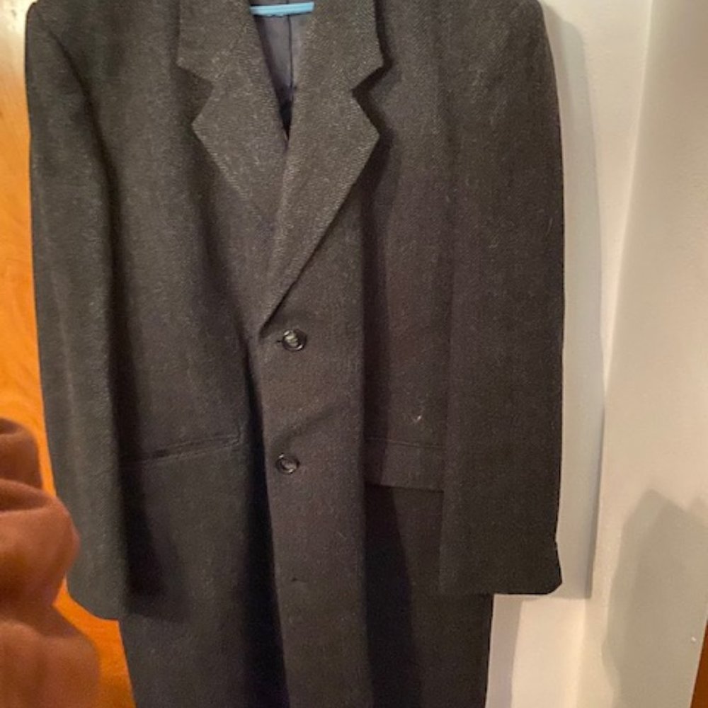 Men's Long Wool Coat